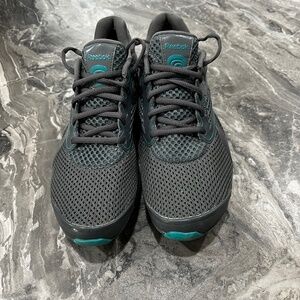Reebok Easytone Grey Teal womens sneakers size 9.5